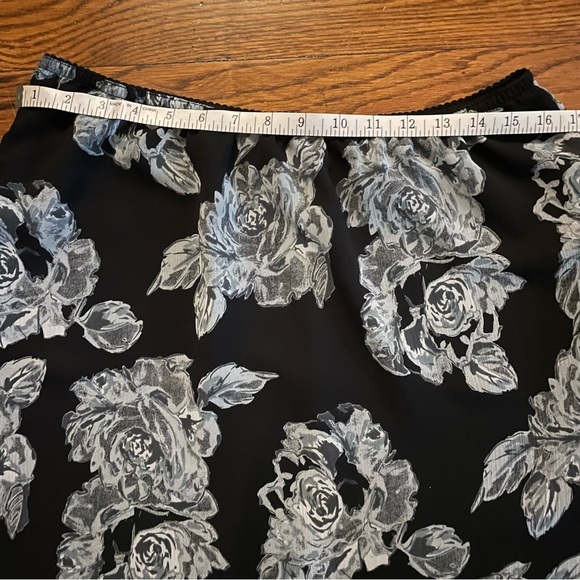 Vintage Fairy Grunge Floral Patterned Maxi Skirt​ with Lining - Picture 2 of 8